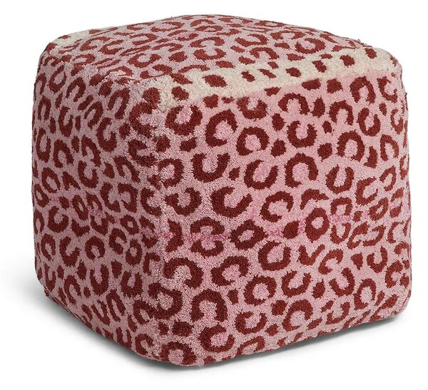 Doing Goods Vreča za sedenje Doing Goods Pink Leopard Pouf S
