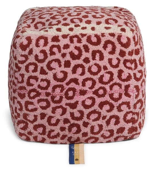 Doing Goods Vreča za sedenje Doing Goods Pink Leopard Pouf S