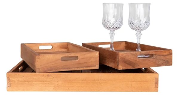 House Nordic Komplet pladnjev House Nordic Faro 3-pack