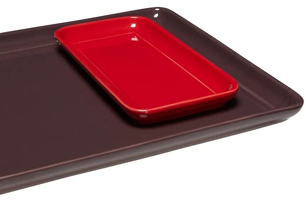 Hübsch Komplet pladnjev Hübsch Amare 20 x 10 / 35 x 26 cm 2-pack