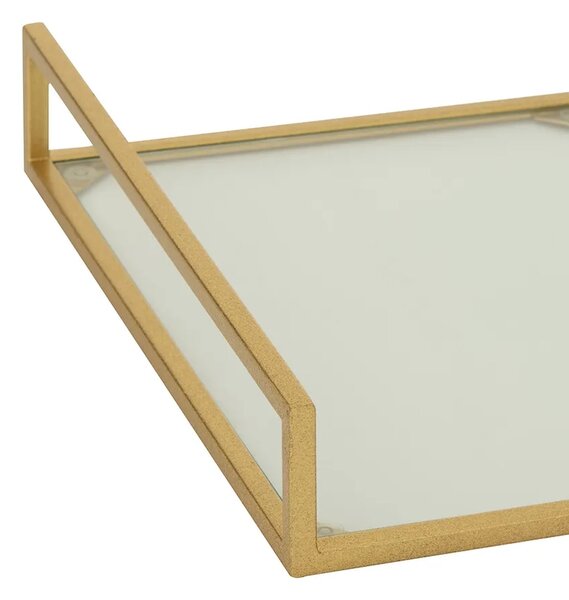 J-Line komplet pladnjev za serviranje iz stekla 50 x 35 x 7 cm