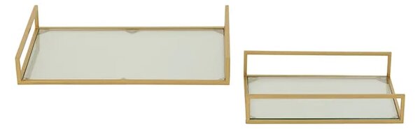 J-Line komplet pladnjev za serviranje iz stekla 50 x 35 x 7 cm