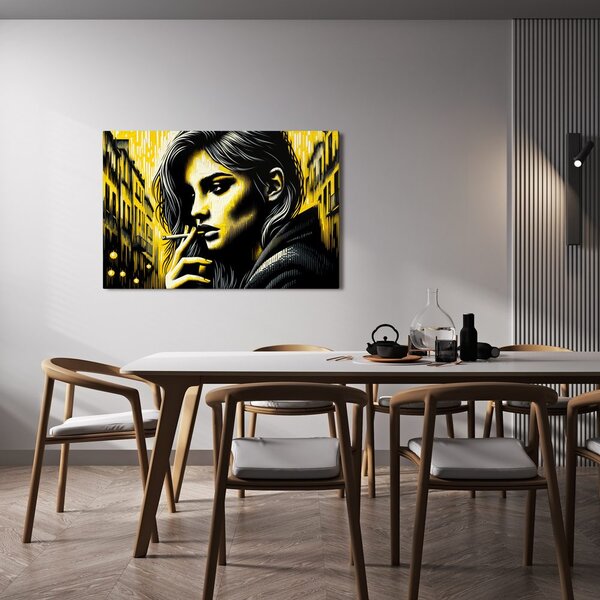 Slika mestni portret ženske