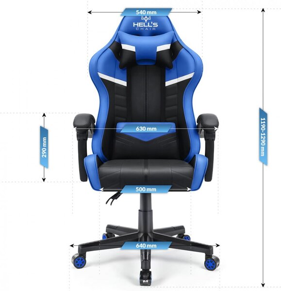 Gaming stol HC-1004 blue