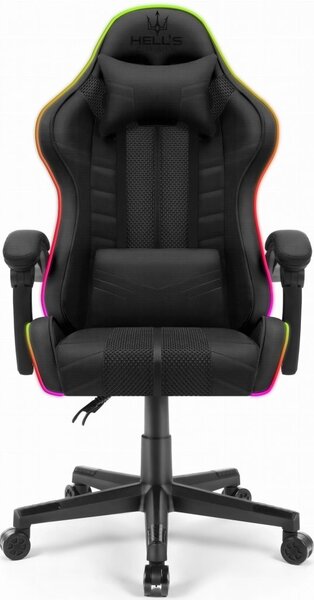 Gaming stol HC-1004 LED RGB black