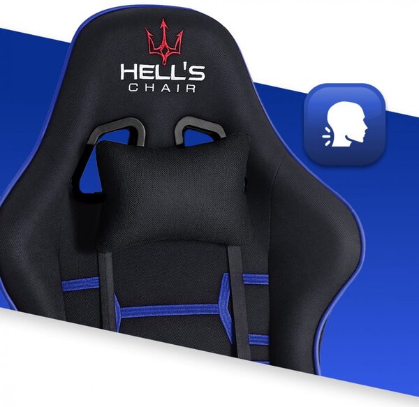 Gaming stol HC-1008 Mesh Blue