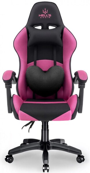 Gaming stol Rainbow Pink-Black Mesh