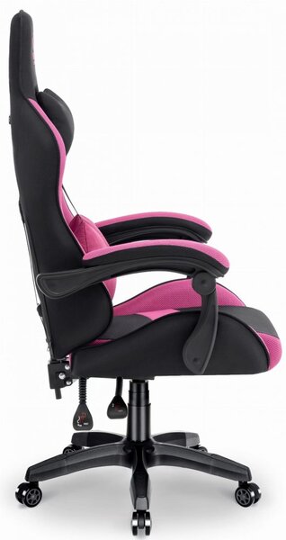 Gaming stol Rainbow Pink-Black Mesh