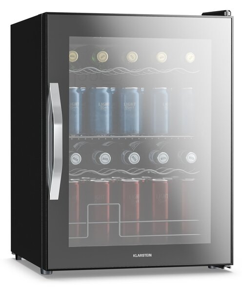 Klarstein Beersafe hladilnik za pijačo z zrcalnimi steklenimi vrati | 64 x 48 cm | Notranja LED osvetlitev