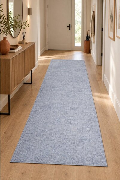 VINTAGE PREPROGA 80/250 cm potiskano siva