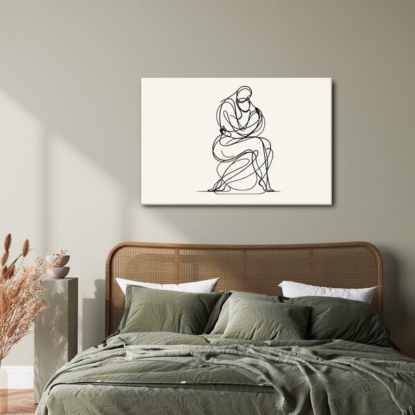 Slika minimalistična risba figure