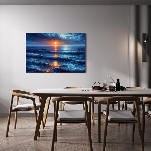 Slika sončni zahod nad oceanom