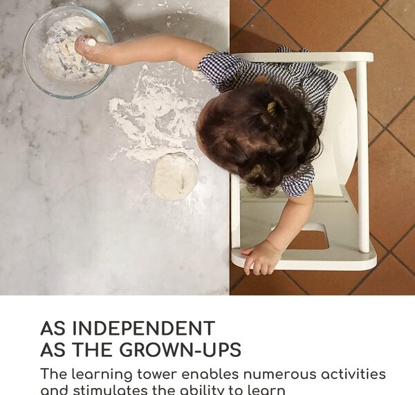 Mobli Ully, učni stolp, pripomoček za plezanje, Montessori, multipleks, 40,5 × 86 × 38 cm