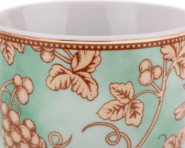 TEMPO-KONDELA DONATELLA TURQUOISE, jedilni servis, komplet 20 kosov, porcelan