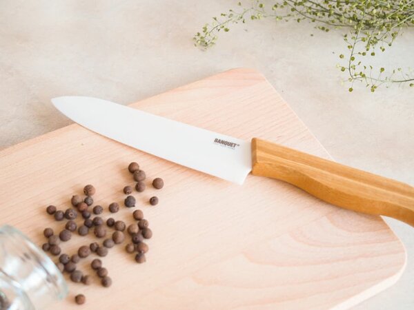 Banquet Kuhinjski keramični nož ACURA BAMBOO - 23,5 cm