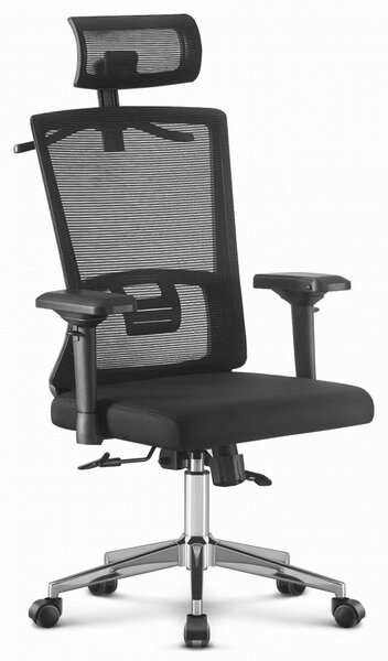 Ergonomski vrtljivi pisarniški stol HC- 1027 BLACK MESH