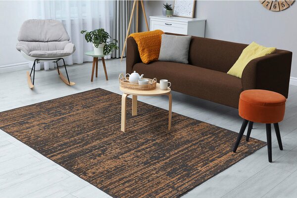 RAVNO TKANA PREPROGA 120/170 cm rumena