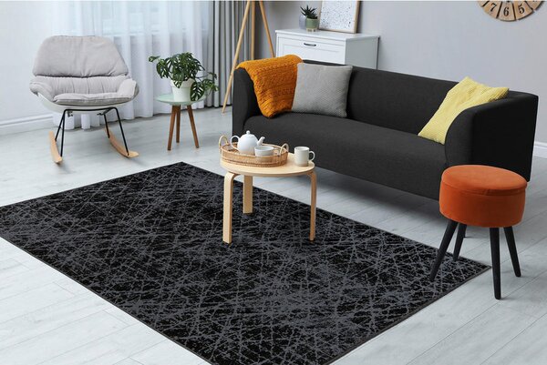 RAVNO TKANA PREPROGA 80/150 cm siva
