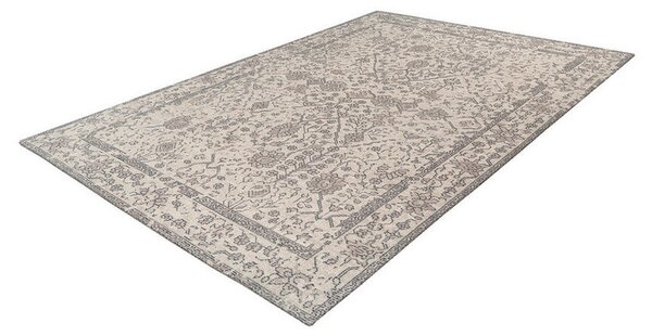 VINTAGE PREPROGA 120/170 cm potiskano krem barve