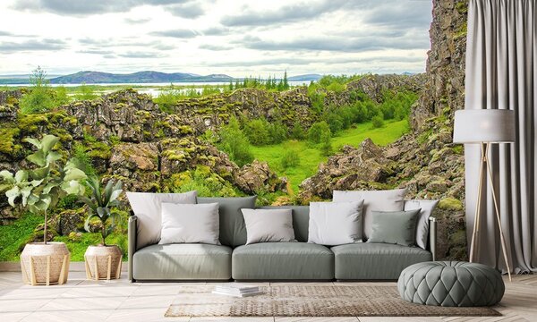 Fototapeta Narodni park Thingvellir