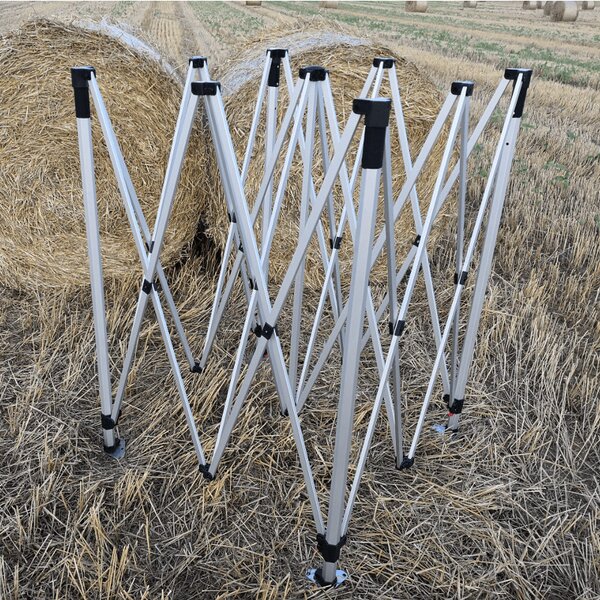 Profi Vrtni Šotor 2x3m ALU EXCLUSIVE (3 stene) - plus 3 stene - Rdeča