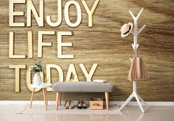 Tapeta s citatom - Enjoy life today