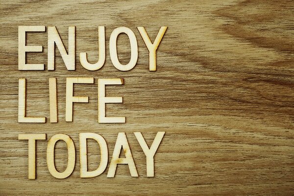 Tapeta s citatom - Enjoy life today