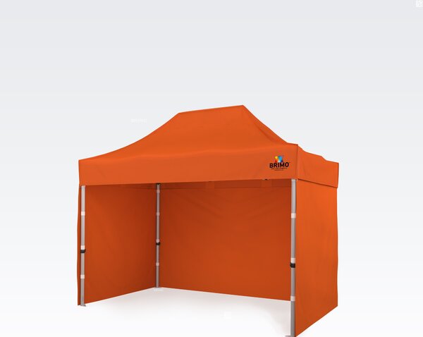 Profi Vrtni Šotor 2x3m ALU EXCLUSIVE (3 stene) - plus 3 stene - Orange