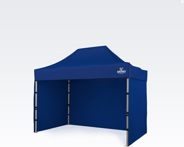 Profi Vrtni Šotor 2x3m ALU EXCLUSIVE (3 stene) - plus 3 stene - Modra