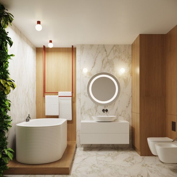 Oranžna stropna svetilka s steklenim senčilom ø 12 cm Orbital – Sollux