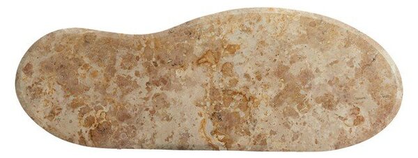 Stranska mizica z marmorno mizno ploščo v bronasti barvi/sivorjava 40x110 cm Giulio – Light & Living