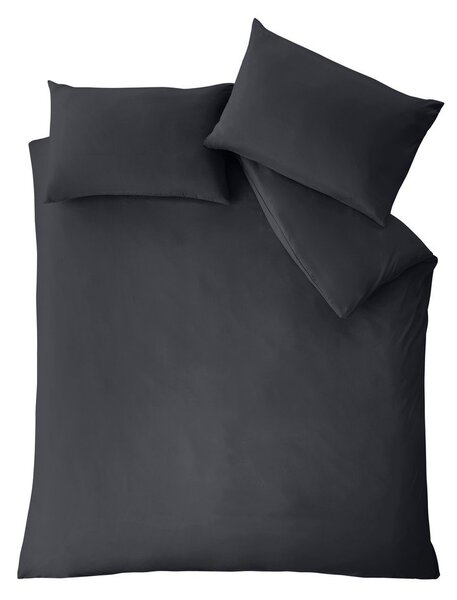 Črna enojna posteljnina 135x200 cm So Soft Non Iron – Catherine Lansfield