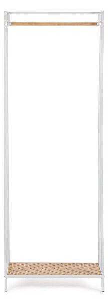 Belo/v naravni barvi jekleno stojalo za oblačila 63x180x34 cm Haldor – Yes Everyday