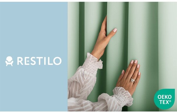 Mentolno zelena zavesa za delno zatemnitev 140x250 cm Carli – Restilo
