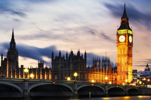 Fototapeta nočni Big Ben v Londonu