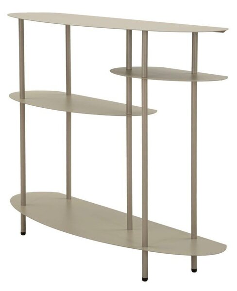 Sivo-bež kovinska stranska mizica 34x118 cm Saturn – Mauro Ferretti