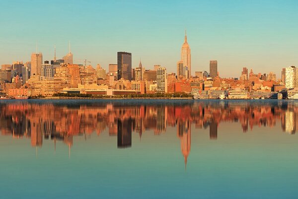 Fototapeta odsev očarljivega New Yorka