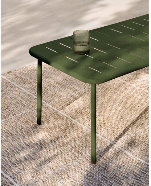 Jeklena vrtna klubska mizica 50x90 cm Zivia – Kave Home