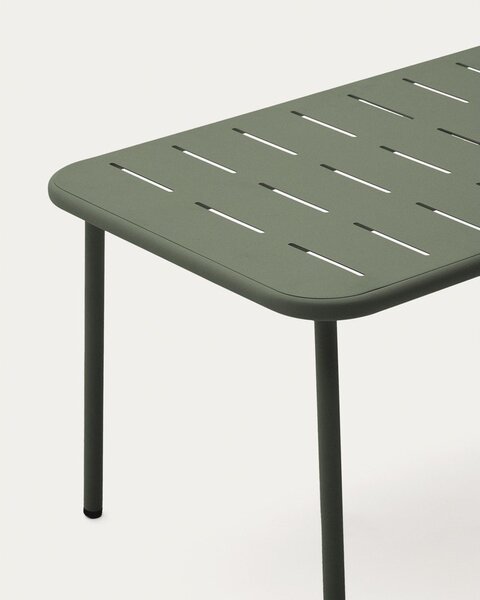 Jeklena vrtna klubska mizica 50x90 cm Zivia – Kave Home