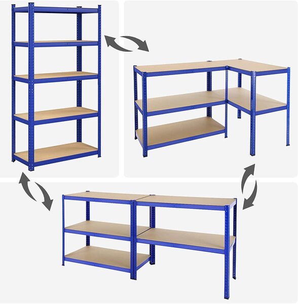 Močna shranjevalna polica, 5-nivojska polica, za shranjevanje | SONGMICS