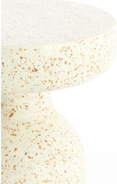 Terazzo okrogla stranska mizica ø 32 cm Moravit – Light & Living