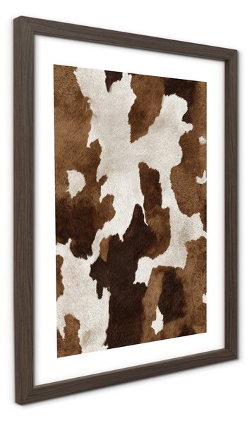 Tiskana slika z okvirjem 30x40 cm Cowhide – Styler