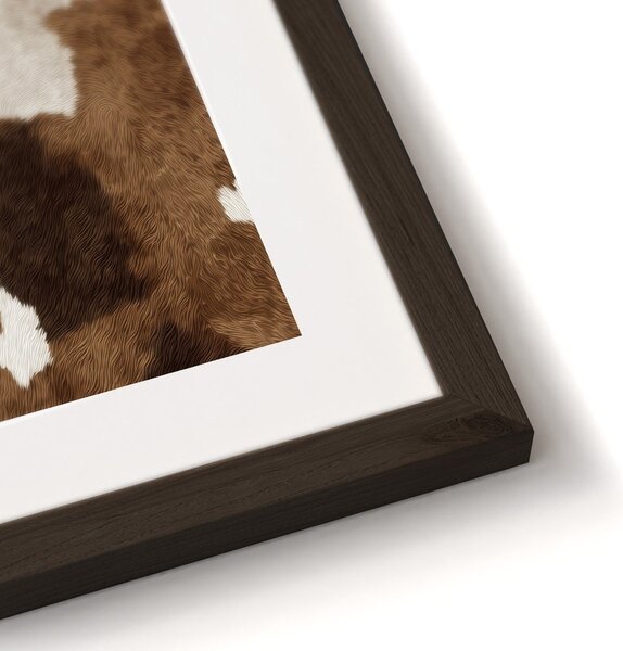 Tiskana slika z okvirjem 30x40 cm Cowhide – Styler