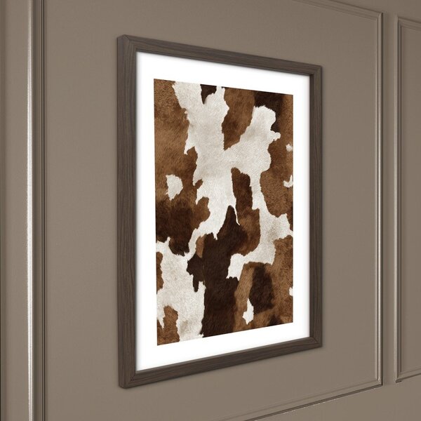 Tiskana slika z okvirjem 30x40 cm Cowhide – Styler