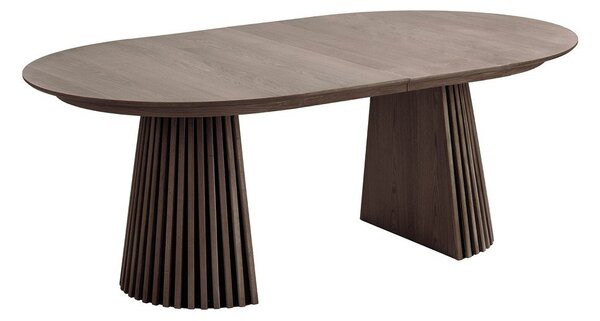 Raztegljiva jedilna miza z dodatno ploščo v hrastovem dekorju 120x200 cm Osaka – House Nordic