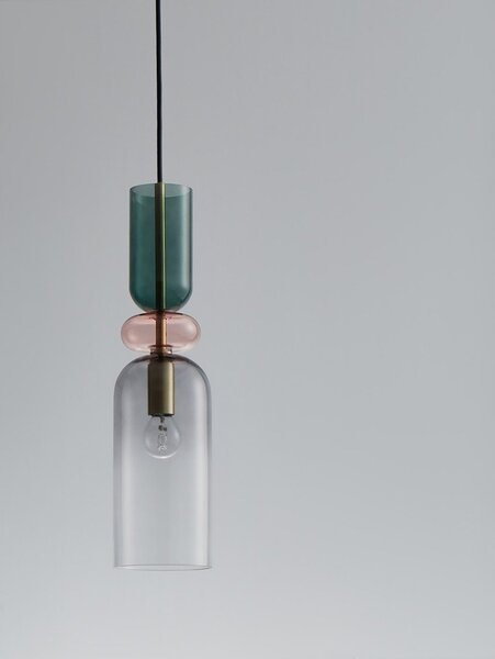 Steklena viseča svetilka v zlati barvi ø 11 cm Murano – Nova Luce