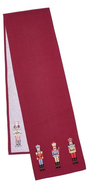 Bombažen namizni tekač z božičnim motivom 220x32 cm Christmas Nutcracker – Catherine Lansfield