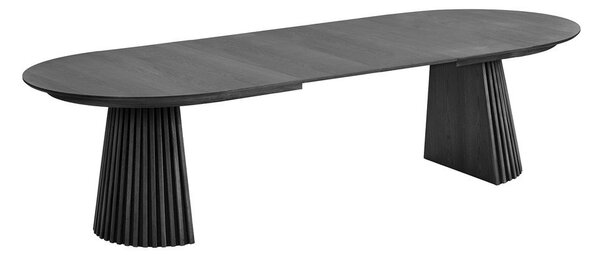 Raztegljiva jedilna miza z dodatno ploščo v hrastovem dekorju 120x200 cm Osaka – House Nordic