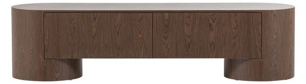 TV omarica v temni naravni barvi 200x50x50 cm Velari – WOOOD