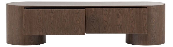 TV omarica v temni naravni barvi 200x50x50 cm Velari – WOOOD